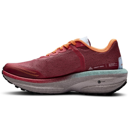 Chaussures Running CRAFT Femme ENDURANCE TRAIL Rouge / Orange PE 2023