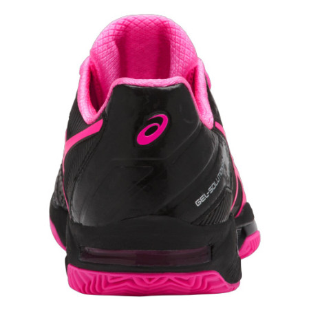 Chaussures ASICS Femme GEL-SOLUTION SPEED 3 Terre Battue Noir / Rose