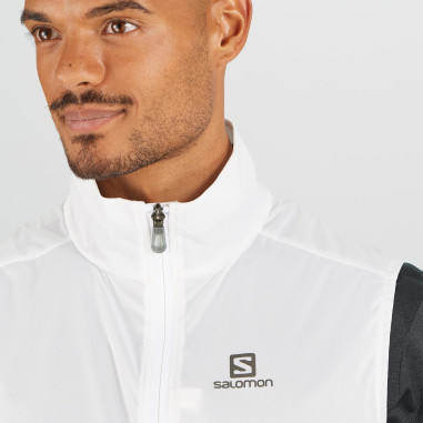 Gillet Running SALOMON Homme LIGHT  Blanche /...