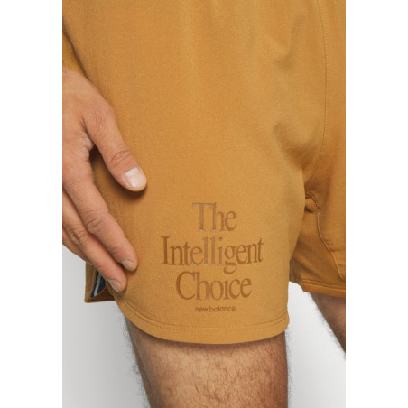 Short Running NEW BALANCE Homme GRAPHIC IMPACT Camel 2023