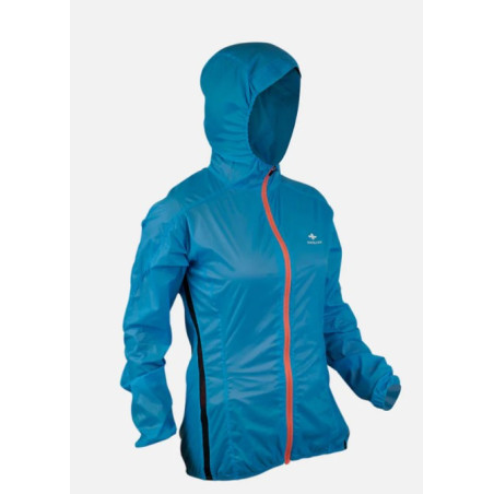 Veste Running RAIDLIGHT Femme SOFTHELL SORONA Bleu / Rose AH 2023