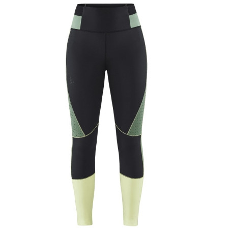 Collant Running CRAFT Femme PRO CHARGE BLOCKED Noir / Vert PE 2022