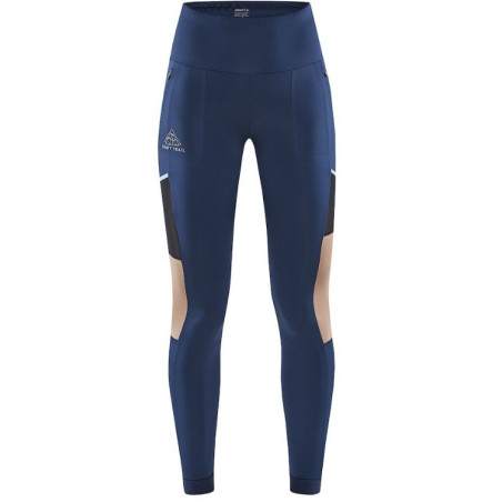 Pantalon Running CRAFT Femme PRO TRAIL TIGHTS Bleu / Marron AH 2022