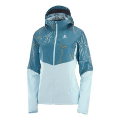Veste Running SALOMON Femme AGILE FZ Hoodie W Vert Cèdre...