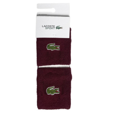 Poignet Eponge LACOSTE Bordeaux 