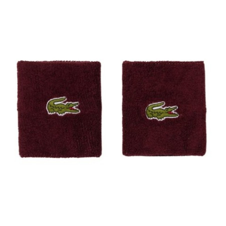 Poignet Eponge LACOSTE Bordeaux 