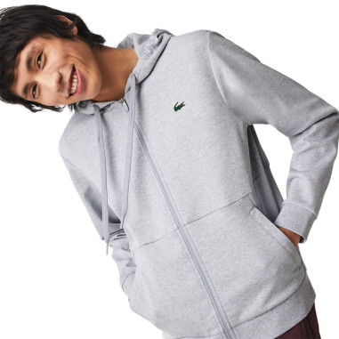 Sweat Capuche LACOSTE Homme SPORT Gris 2023