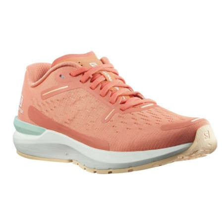 Chaussures Running SALOMON Femme SONIC 4 BALANCE Corail / Blanc PE 2021