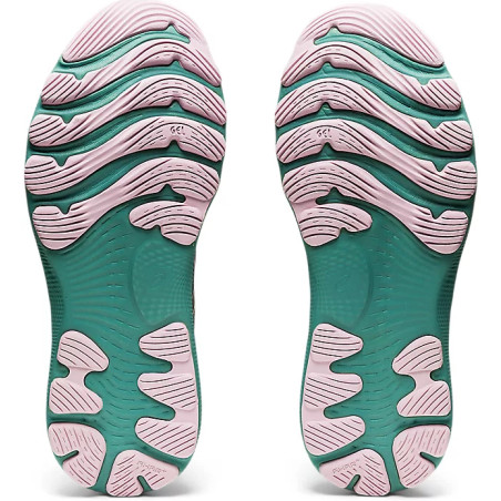 Chaussures Running ASICS Femme GEL-NIMBUS 24 Turquoise / Noir PE 2022