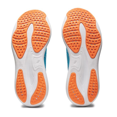 Chaussures Running ASICS Homme GEL-NIMBUS 25 Bleu / Blanc / Orange PE 2023