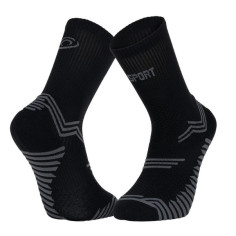 Chaussettes Running BV SPORT Longues TRAIL ULTRA+ Noire