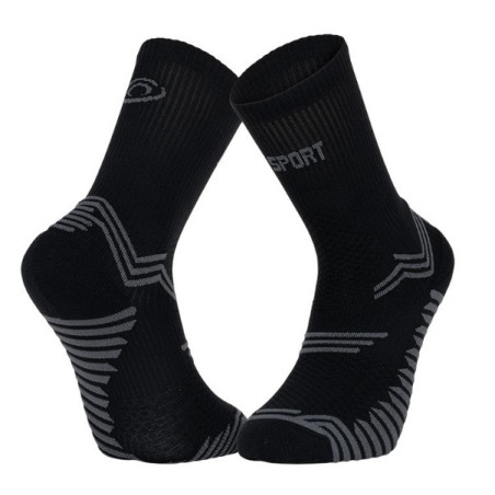 Chaussettes Running BV SPORT Longues TRAIL ULTRA+ Noire