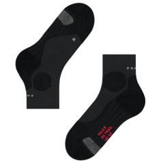 Chaussettes FALKE Homme RU TRAIL GRIP Noire / Grise 2