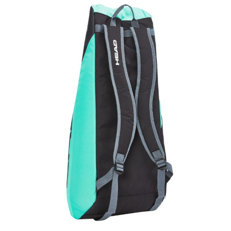 Sac de Tennis HEAD TOUR TEAM SUPERCOMBI 9R Noir / Turquoise 2022