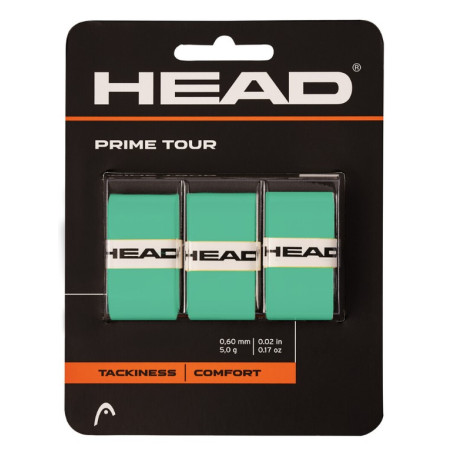Surgrip HEAD PRIME TOUR Turquoise x3