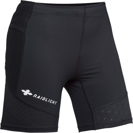 Cuissard Running RAIDLIGHT Femme Stretch Raider Short Noir PE 2019