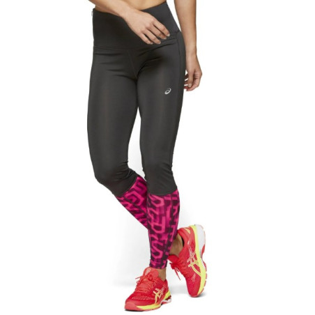 Collant Running ASICS Femme HIGHWAIST TIGHT Gris / Rose AH 2019