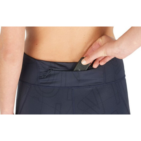 Collant Running SALOMON Femme AGILE LONG Bleu AH 2021