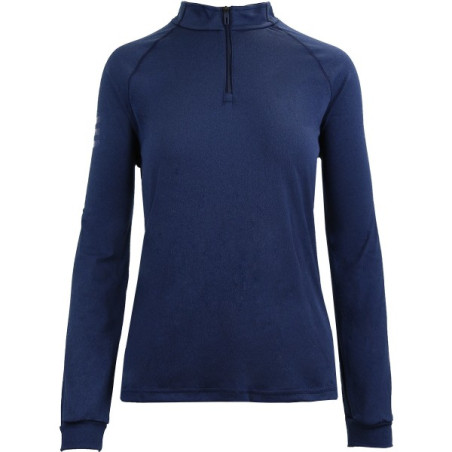 Veste demi-zippée ADIDAS Femme Club Midlayer Marine PE 2018
