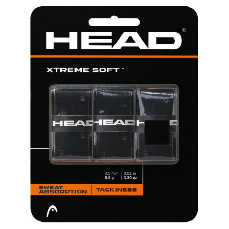 Surgrip HEAD Xtreme Soft Noir x3
