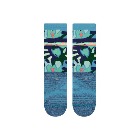 Chaussettes STANCE Femme PETAL PUSHER AT  Bleu / Vert AH 2020