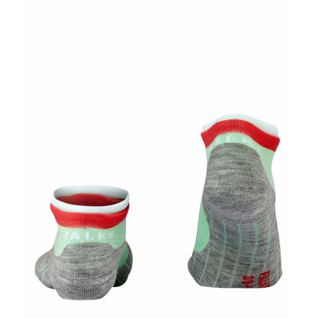 Chaussettes FALKE Femme RU4 Short Vert / Gris PE 2020