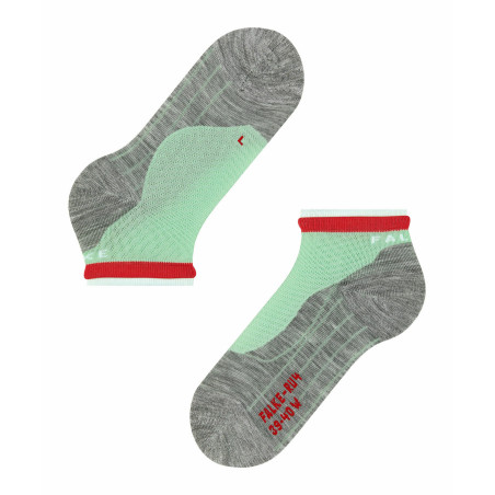 Chaussettes FALKE Femme RU4 Short Turquoise / Gris PE 2020