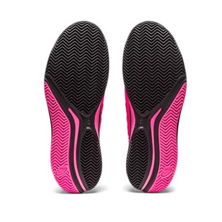 Chaussures ASICS Homme GEL-RESOLUTION 9 Terre Battue Rose / Noire PE 2023