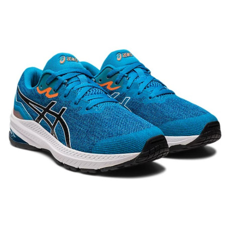 Chaussures Running ASICS Junior GT-1000 11 GS Garçon Bleu / Orange PE 2023