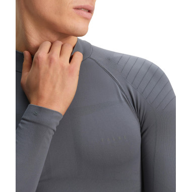 T-Shirt FALKE Homme Manches Longues WARM Gris...