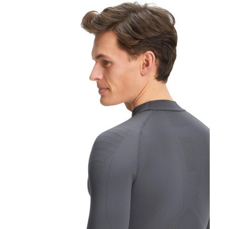 T-Shirt FALKE Homme Manches Longues WARM Gris Clair AH 2022