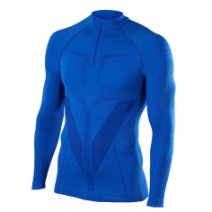 T-Shirt FALKE Homme ZipShirt Longs Bleu AH 2018