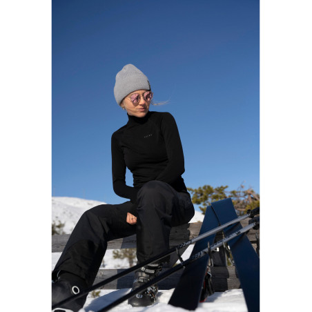 T-Shirt FALKE Femme W Warm Longs ML Noir AH 2022