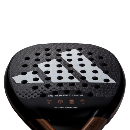 Raquette Padel ADIDAS METALBONE CARBON (360g) Noir / Blanc 2023