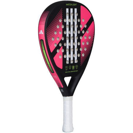Raquette Padel ADIDAS MATCH LIGHT 3.2 (350g) Noir / Blanc / Rose 2023