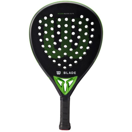 Raquette Padel WILSON BLADE ELITE V2 Noir / Vert  (365 g) 2023