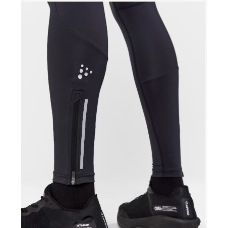 Collant Running CRAFT Homme ADV ESSENCE ZIP TIGHTS 2 Noir AH 2023