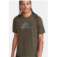 T-Shirt Running Homme CRAFT ADV TRAIL WOOL SS TEE Kaki AH...