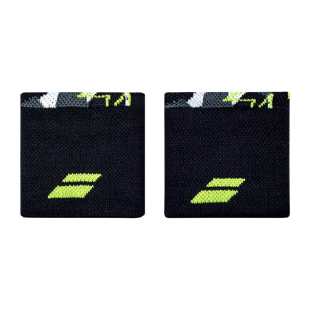 Poignet Eponge BABOLAT Logo Jumbo Noir / Jaune 2023