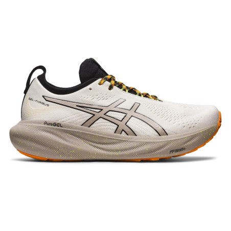 Chaussures Running ASICS Homme GEL-NIMBUS 25 TR Beige / Gris / Orange AH 2023