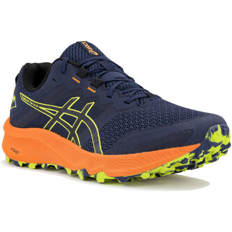 Chaussures Running ASICS Homme GEL-TRABUCO TERRA Bleu / Orange / Jaune  2023