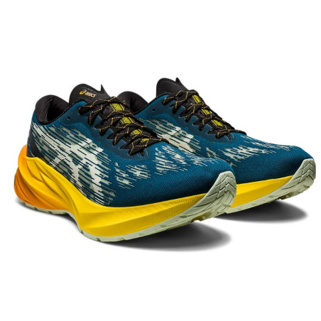 Chaussures Running ASICS Homme NOVABLAST 3 TR Bleu / Jaune PE 2023