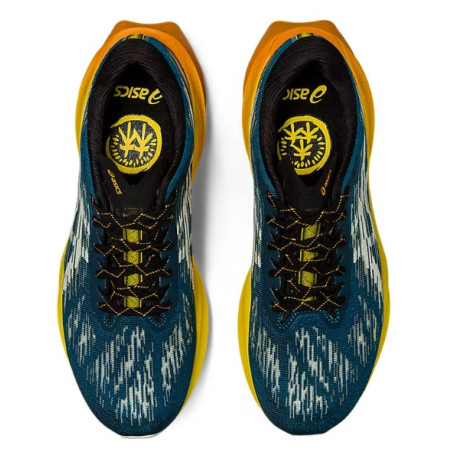 Chaussures Running ASICS Homme NOVABLAST 3 TR Bleu / Jaune PE 2023