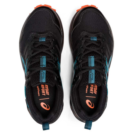 Chaussures Running ASICS Femme GEL-SONOMA 6 GTX Noir / Bleu / Orange PE 2022