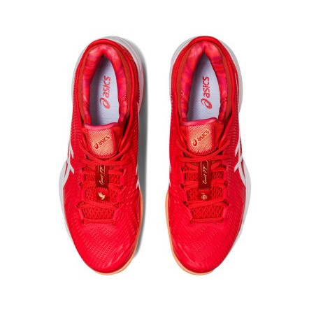 Chaussures ASICS Homme COURT FF 3 NOVAK Terre Battue Rouge / Blanche PE 2023