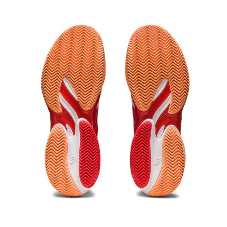 Chaussures ASICS Homme COURT FF 3 NOVAK Terre Battue Rouge / Blanc PE 2023