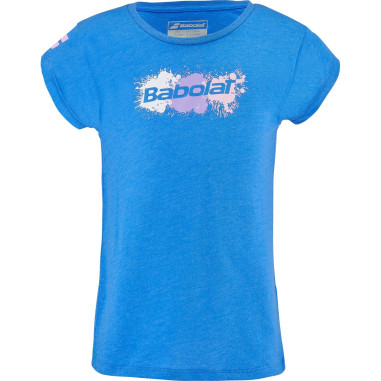 T-Shirt BABOLAT Fille EXERCISE COTTON Tee Bleu...