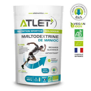 Boisson ATLET Maltodextrine  Manioc 450g