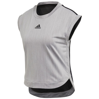 T-Shirt ADIDAS Femme NEW YORK Gris / Noir /...