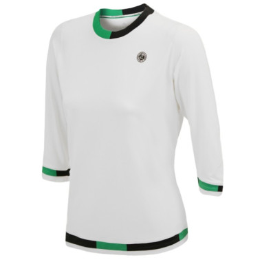 T-Shirt Manches 3/4 ADIDAS Femme Roland Garros...